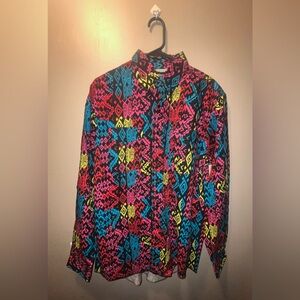 VINTAGE WRANGLER button up GORGEOUS!